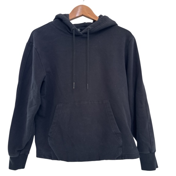ATHLETA Women’s Retroplush Revive Black Hoodie Sweatshirt Size XS - Picture 1 of 4